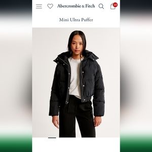 Abercrombie mini ultra puffer